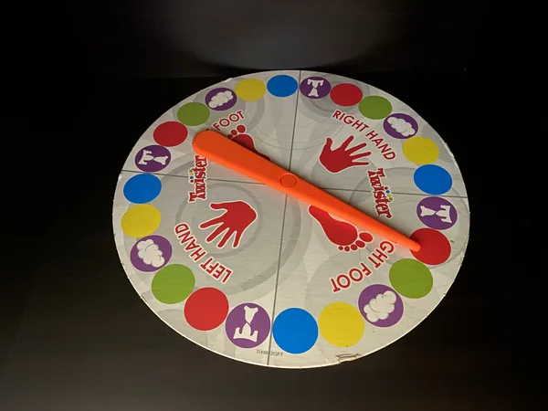 (No Supports) Fix Twister Game Spinner and Pin/Washers Replacement