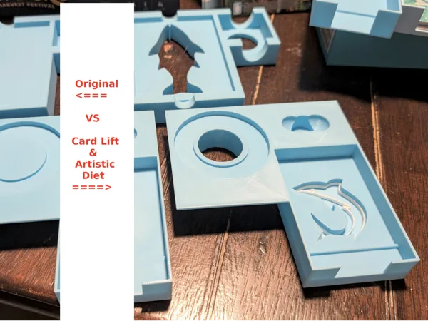 Finspan Game Insert - Card Lift & Artistic Diet