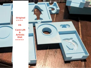Finspan Game Insert - Card Lift & Artistic Diet