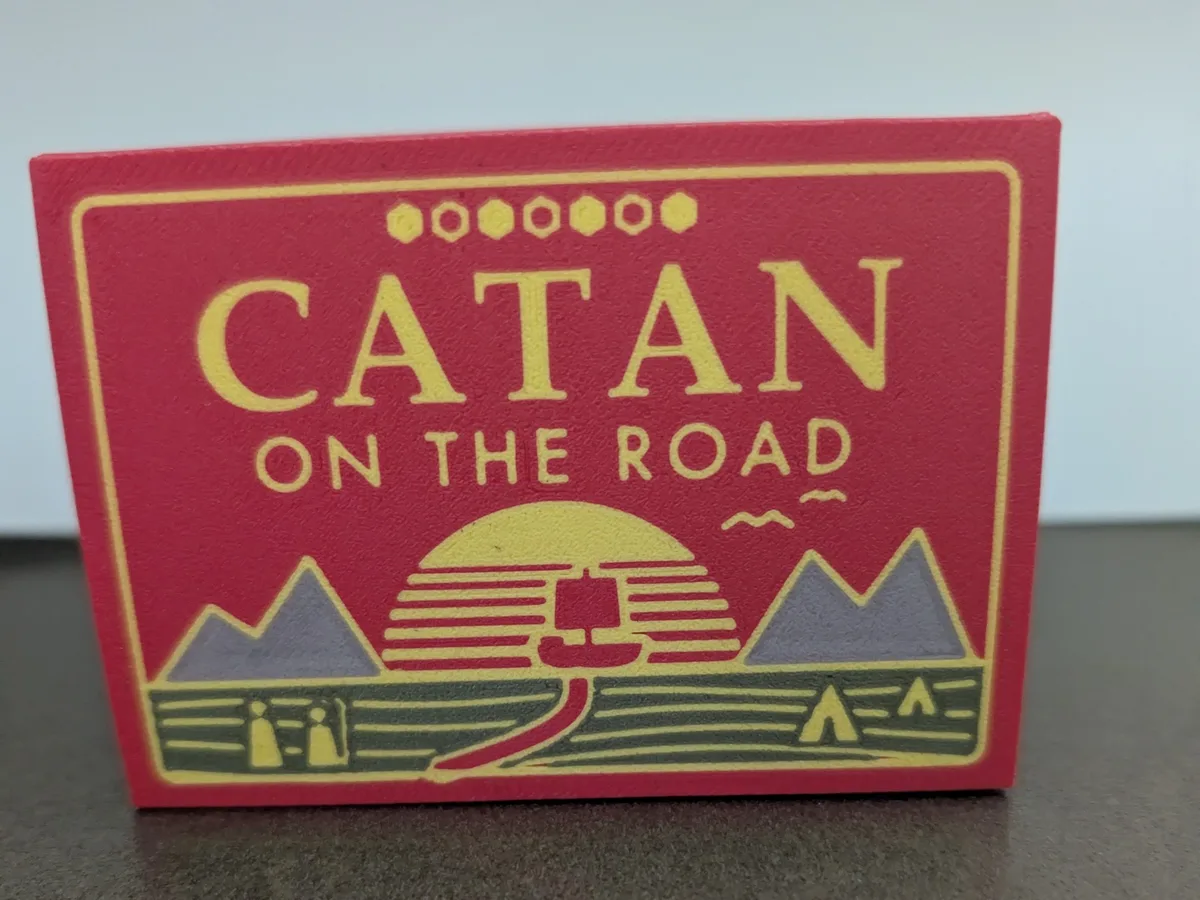 Catan: On the Road Card Box - 4-Colour Lid