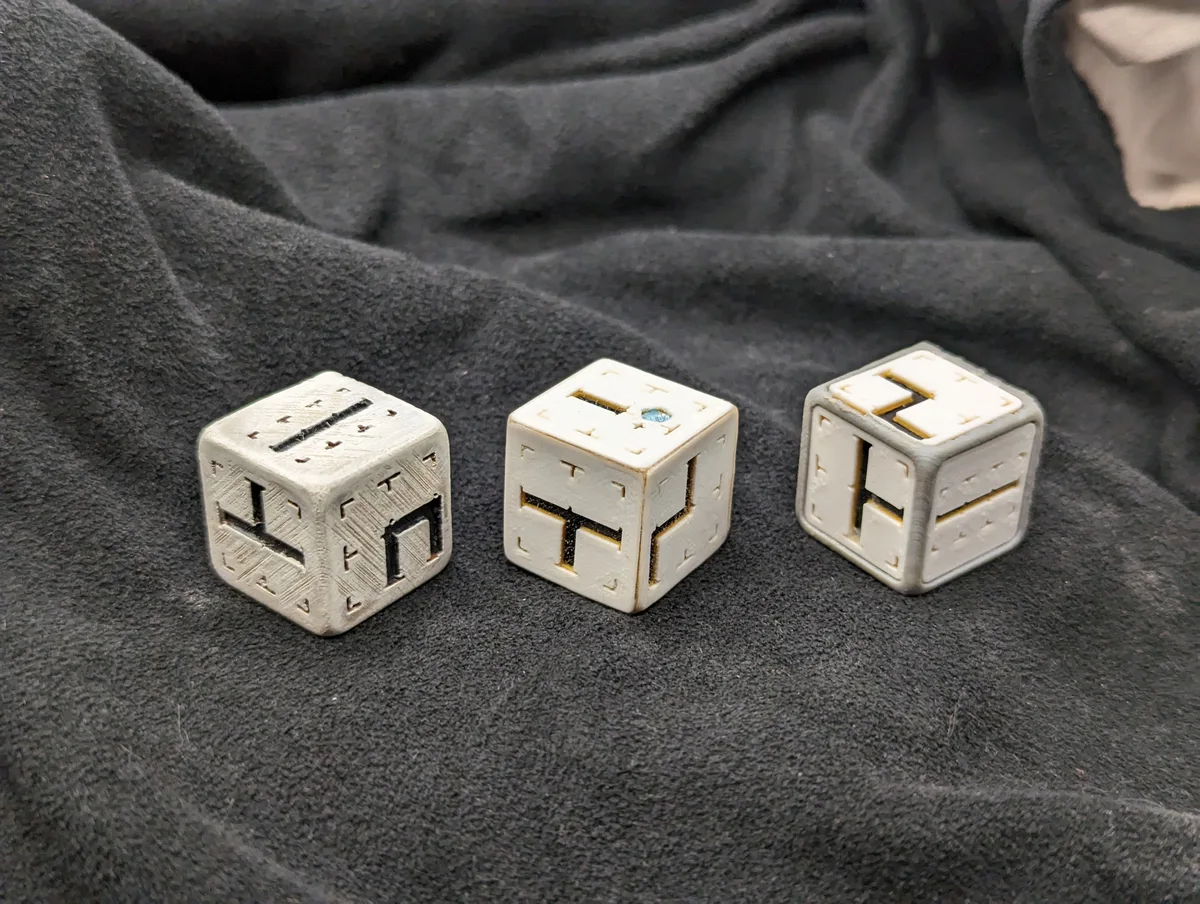 Printable die (dice) for Bako: Dig n Write
