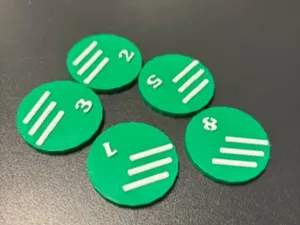 Flamme Rouge sprint tokens