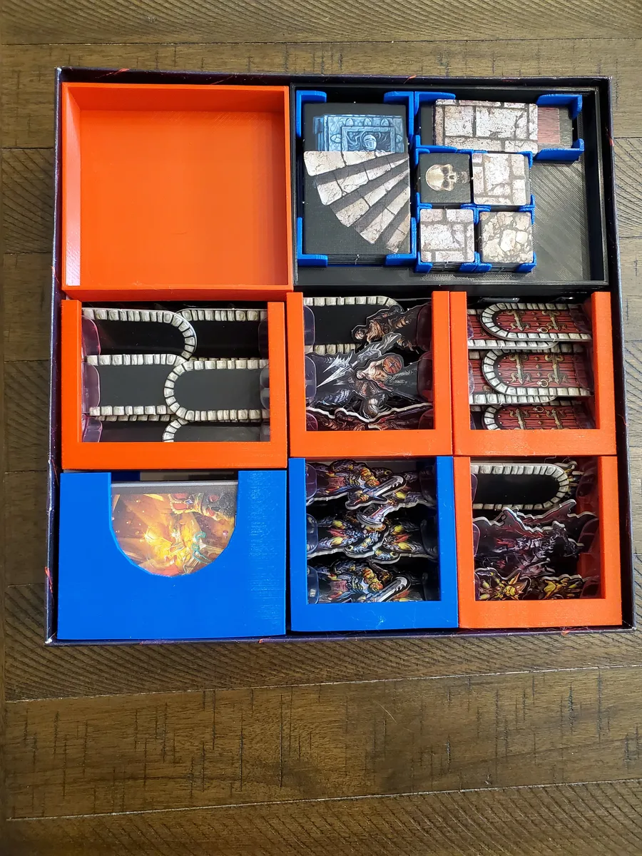HeroQuest First Light Game Box Organizer