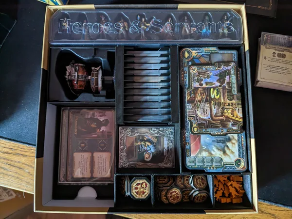 The City of the Great Machine Board Game Organizer