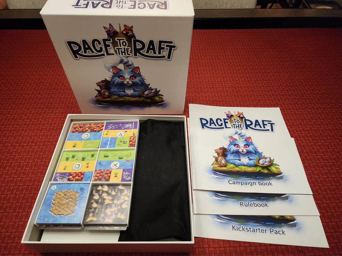 Race to the Raft Board Game - Insert
