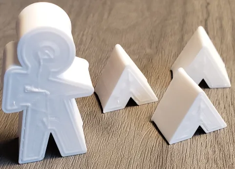 Trekking the National Parks game pieces