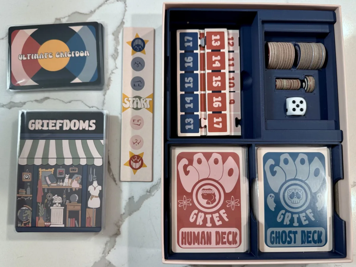 Good Grief Card Game Insert