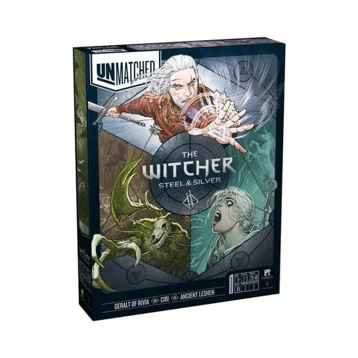 Unmatched – The Witcher - Steel & Silver (Fan-Made Hero Cubes)