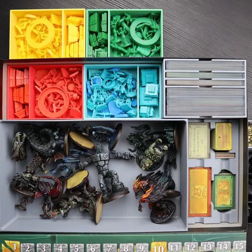 All in one MEZO boardgame insert (all expansion)