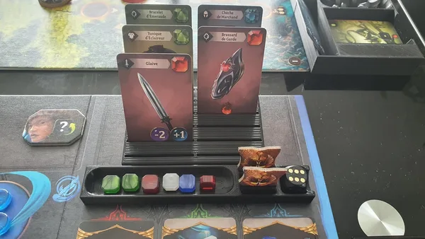 Sanctum boardgame inventory organizer