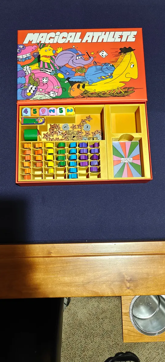 Magical Athlete Board Game Insert