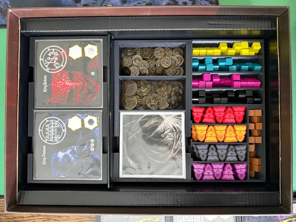 Goetia Nine Kings of Solomon Board Game Insert