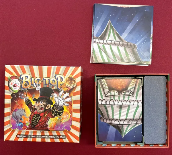 Big Top game insert