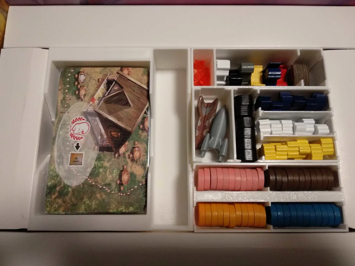 Red Outpost -  board game insert