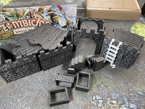 Zombicide White Death Battlements Mod