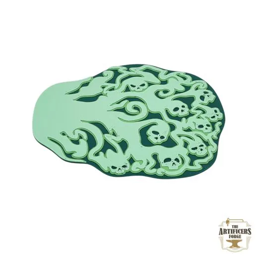 Zombicide White Death Corruption Token / Tile STL | Board Game