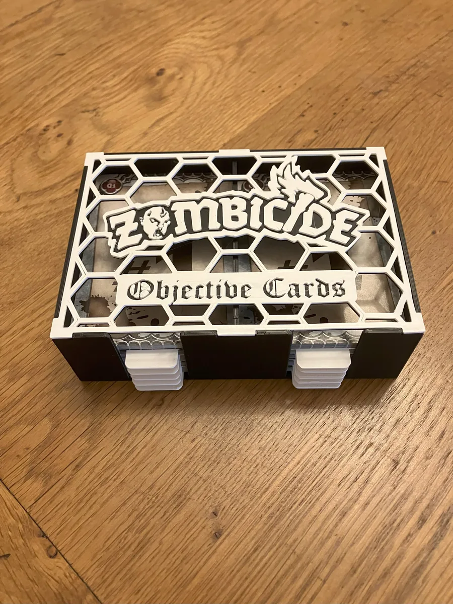 Zombicide White Death Objective Card Box