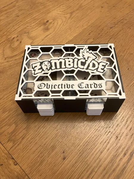 Zombicide White Death Objective Card Box