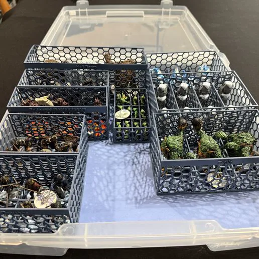 Miniature Storage Trays for Shadows of Brimstone - Forbidden Fortress