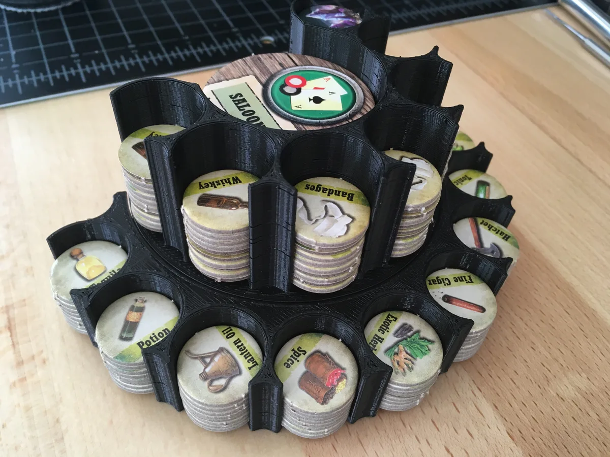 Shadows of Brimstone Collapsible Side Bag & Town Token Holder