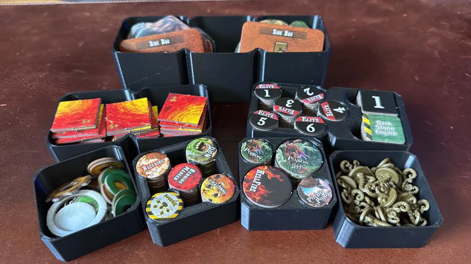 Shadows of Brimstone Trays & Token Organizer for 57x57mm tool boxes