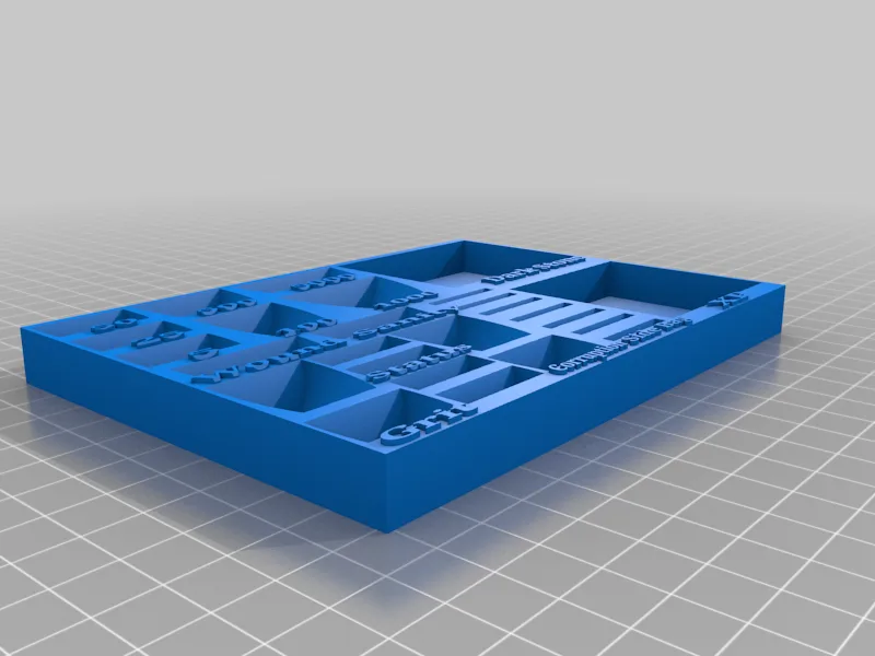 Shadows of Brimstone Char Token Tray