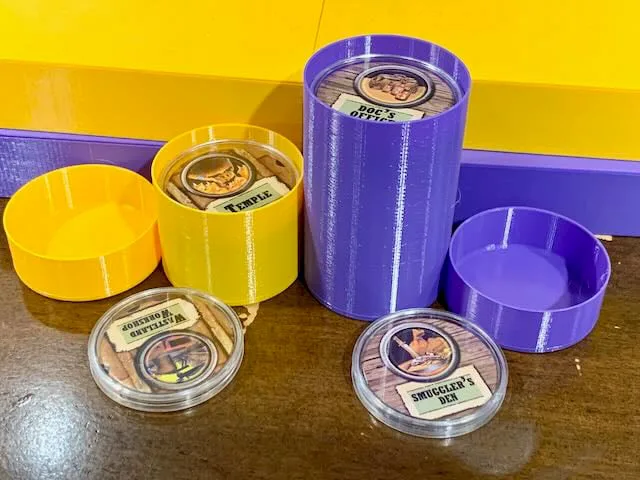 Shadows of Brimstone Town Location Token Storage Tube