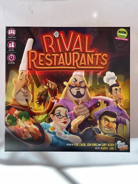 Rival Restaurants + expansion boardgame organizer