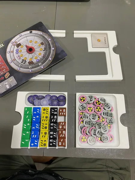 (Remix) Manhattan Project: Energy Empire and Expansion Insert/Organizer two pieces for smaller beds