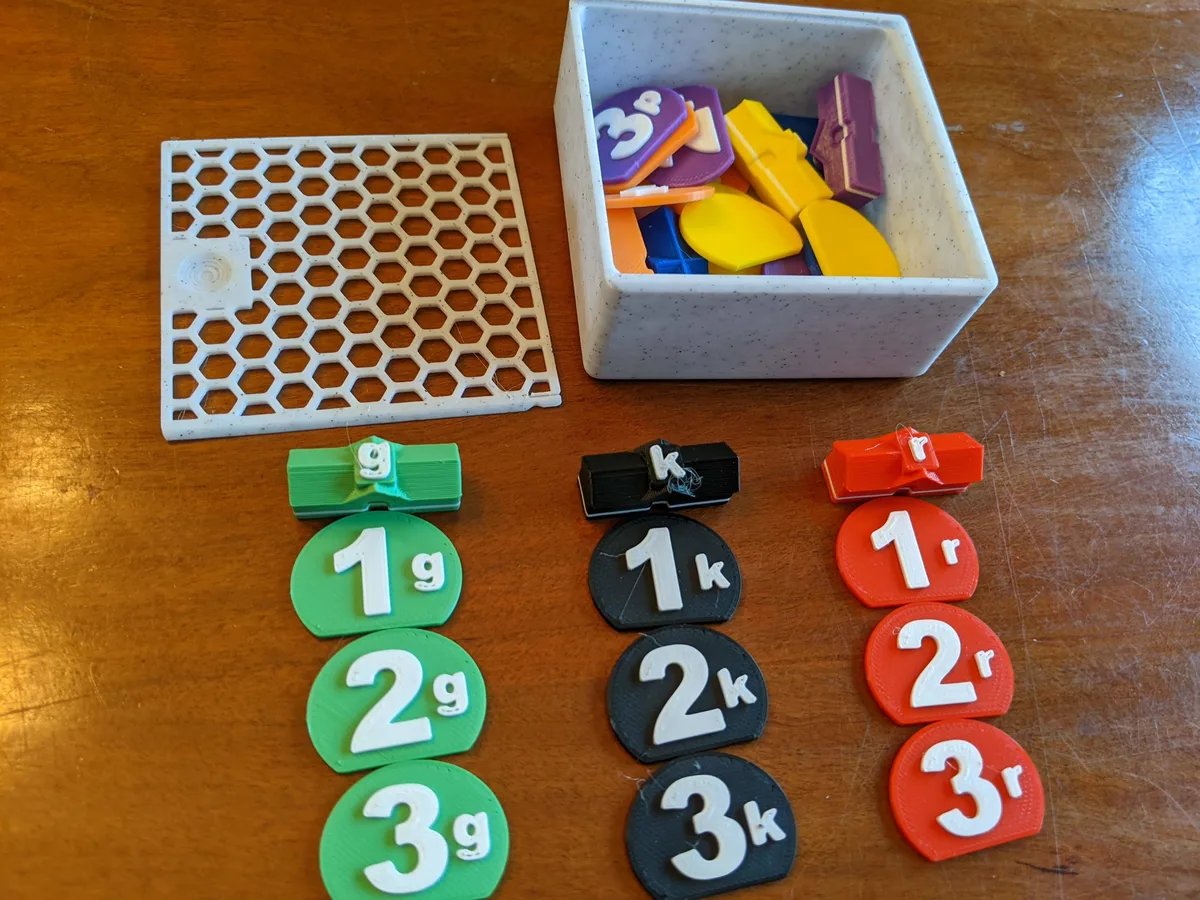 Free Ride Game Storage and Tokens