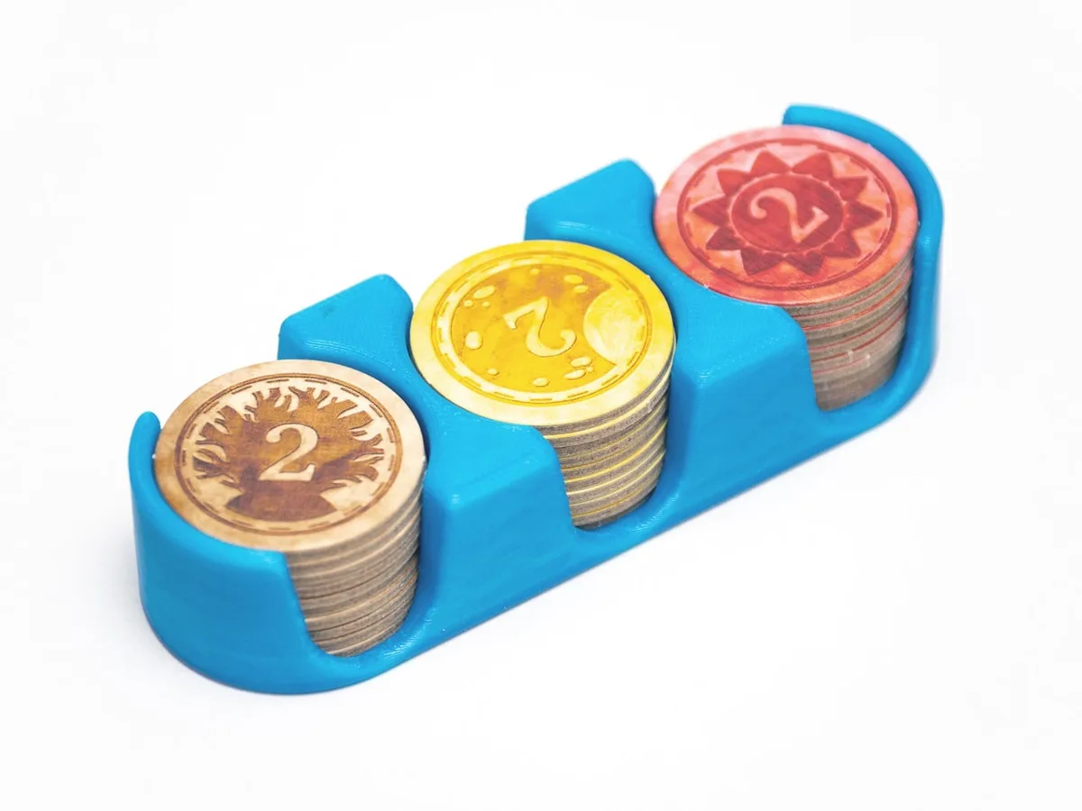 Noctiluca board game chip tray