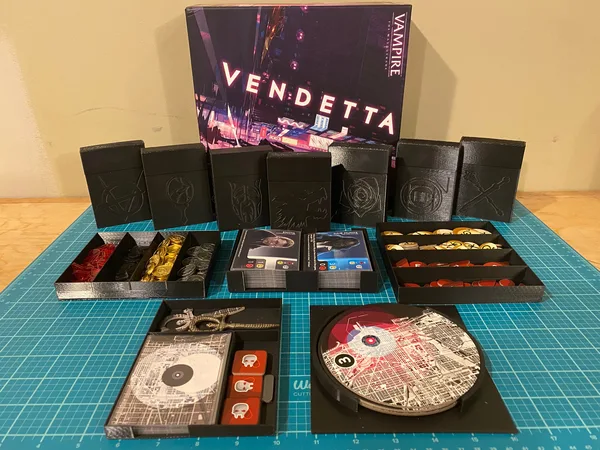 Vampire:The Masquerade - Vendetta Board Game Insert
