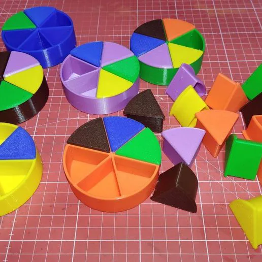 Giant Trivial Pursuit wedge token