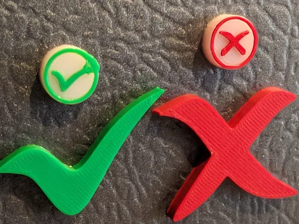 Checkmark and X Magnets