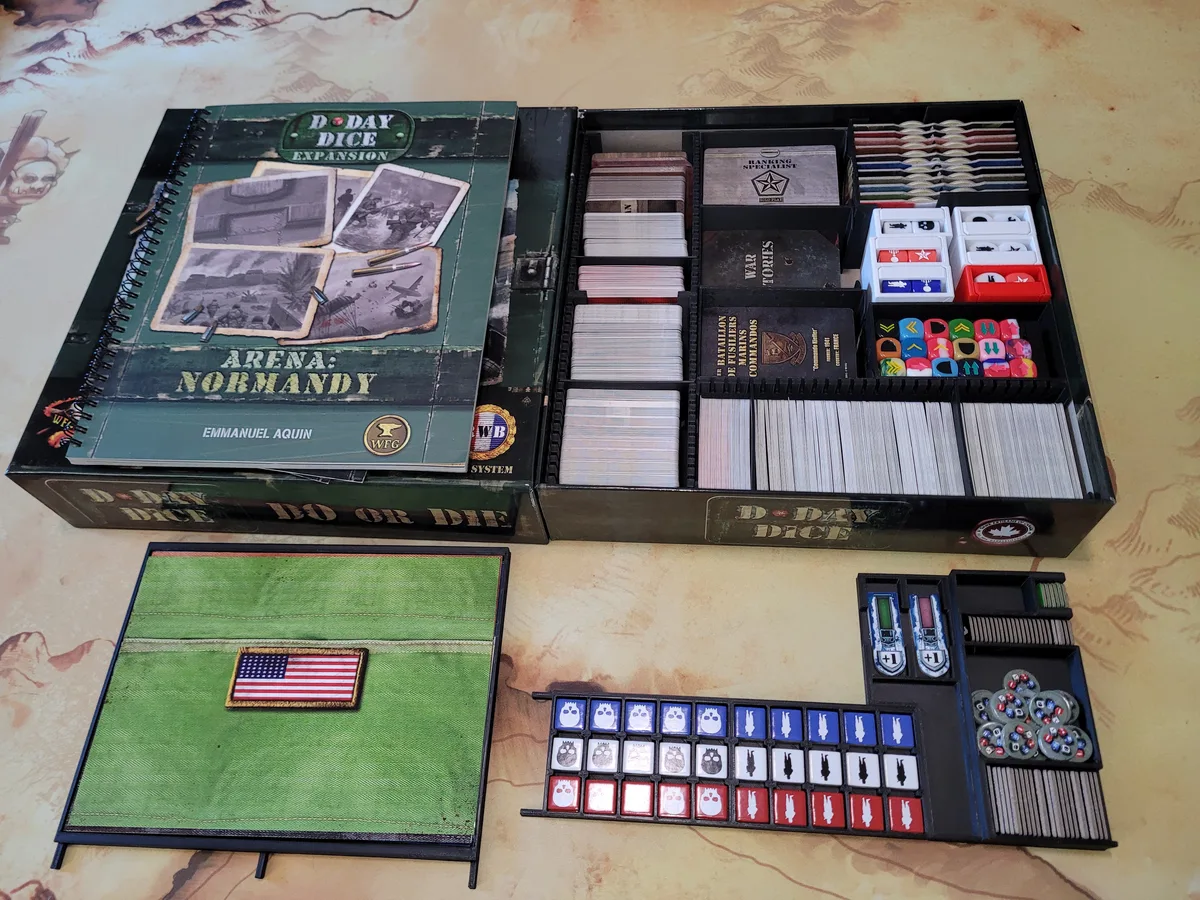D-Day Dice 2nd Edition Insert + Expansions