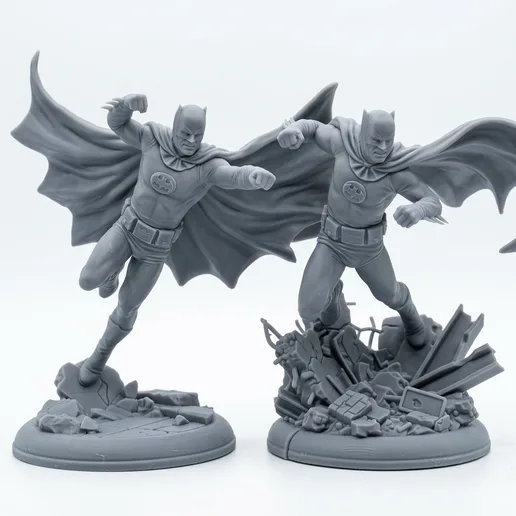 Batman 1960s  Dual Pose  - Batman miniature game