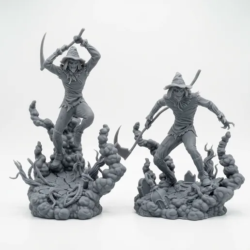 Scarecrow Dual Pose - 32mm Batman Miniature Game Scale