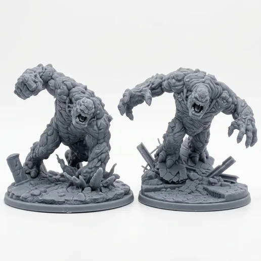 Clayface Dual Pose - 32mm Batman Miniature Game Scale