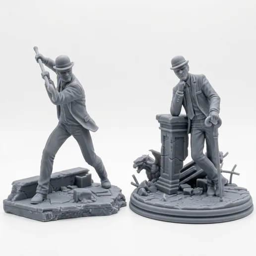 The Riddler Dual Pose - 32mm Batman Miniature Game Scale