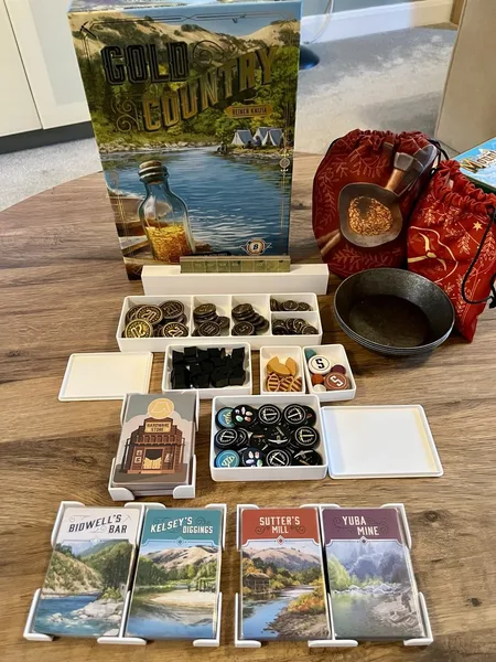 Gold Country by Reiner Knizia Insert - Deluxe