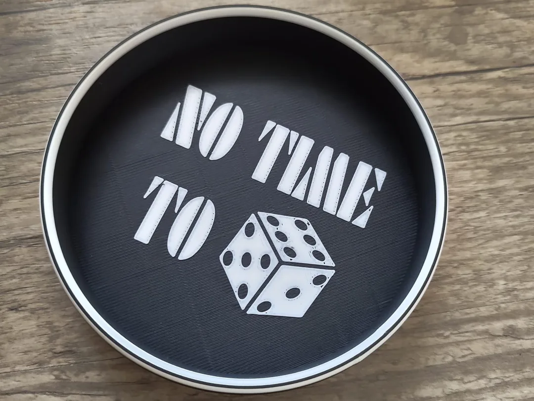 No time to die dice tray token james bond style