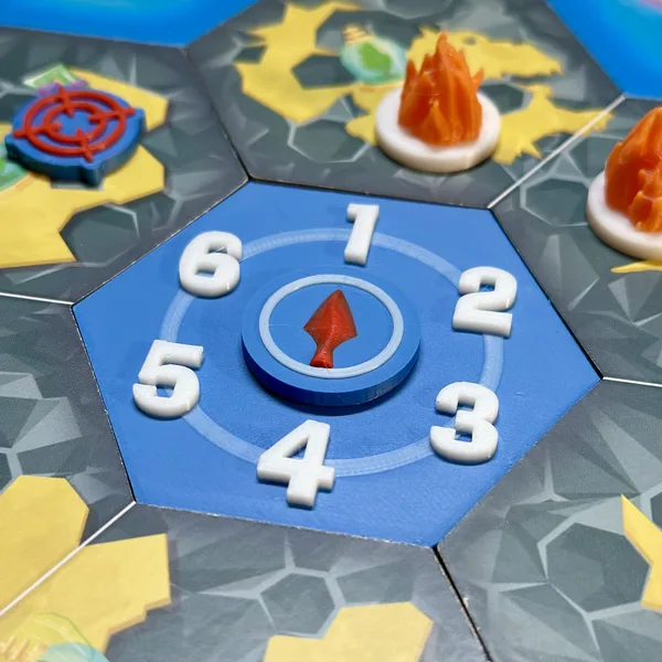 Worms: The Board Game - Wind Hex and Token Alternative