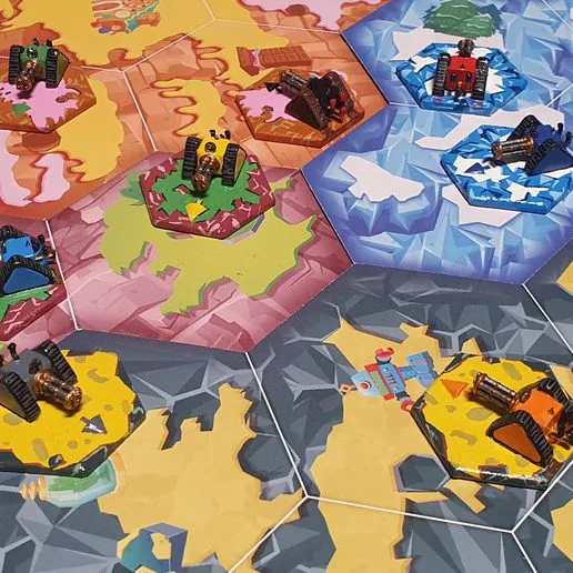 Worms the Board Game Turret miniature (HD)