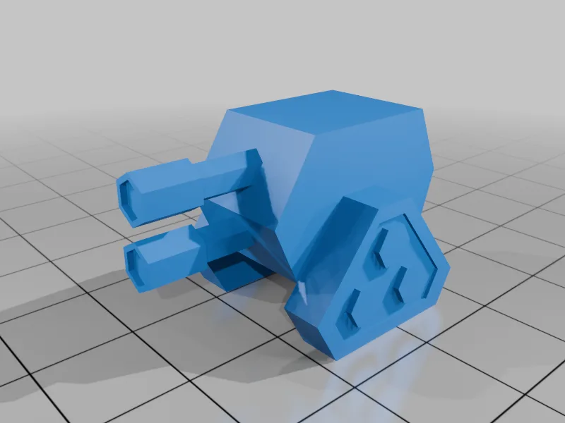 Worms The Board Game - Suntry Gun and Electromagnet Figures