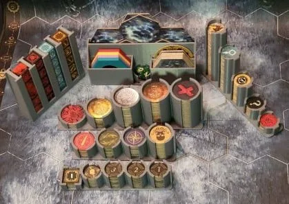 The Everrain Dice/Token Holder Set