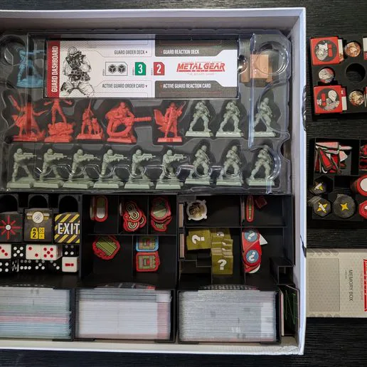 Metal Gear Solid: The Board Game unofficial insert