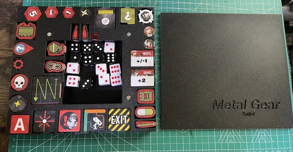 Metal Gear Solid The Board Game Token Box