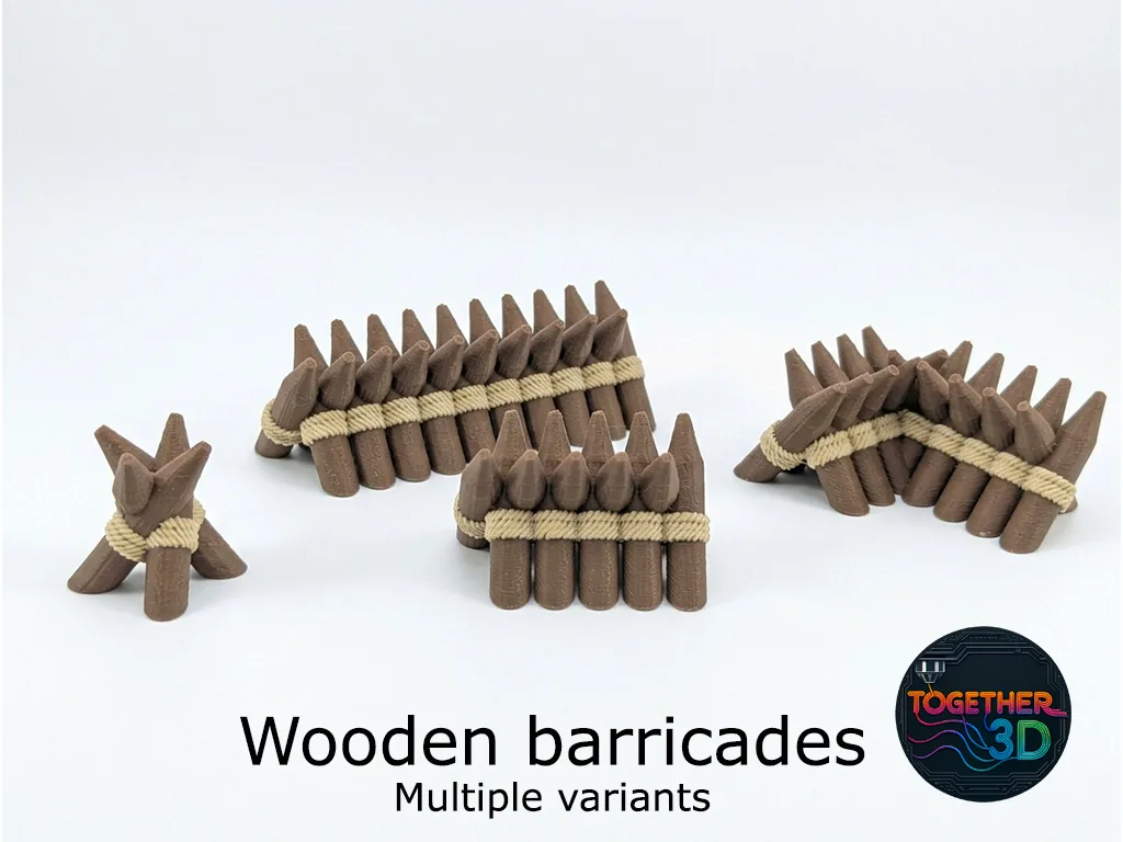 Wooden barricades - multiple variants