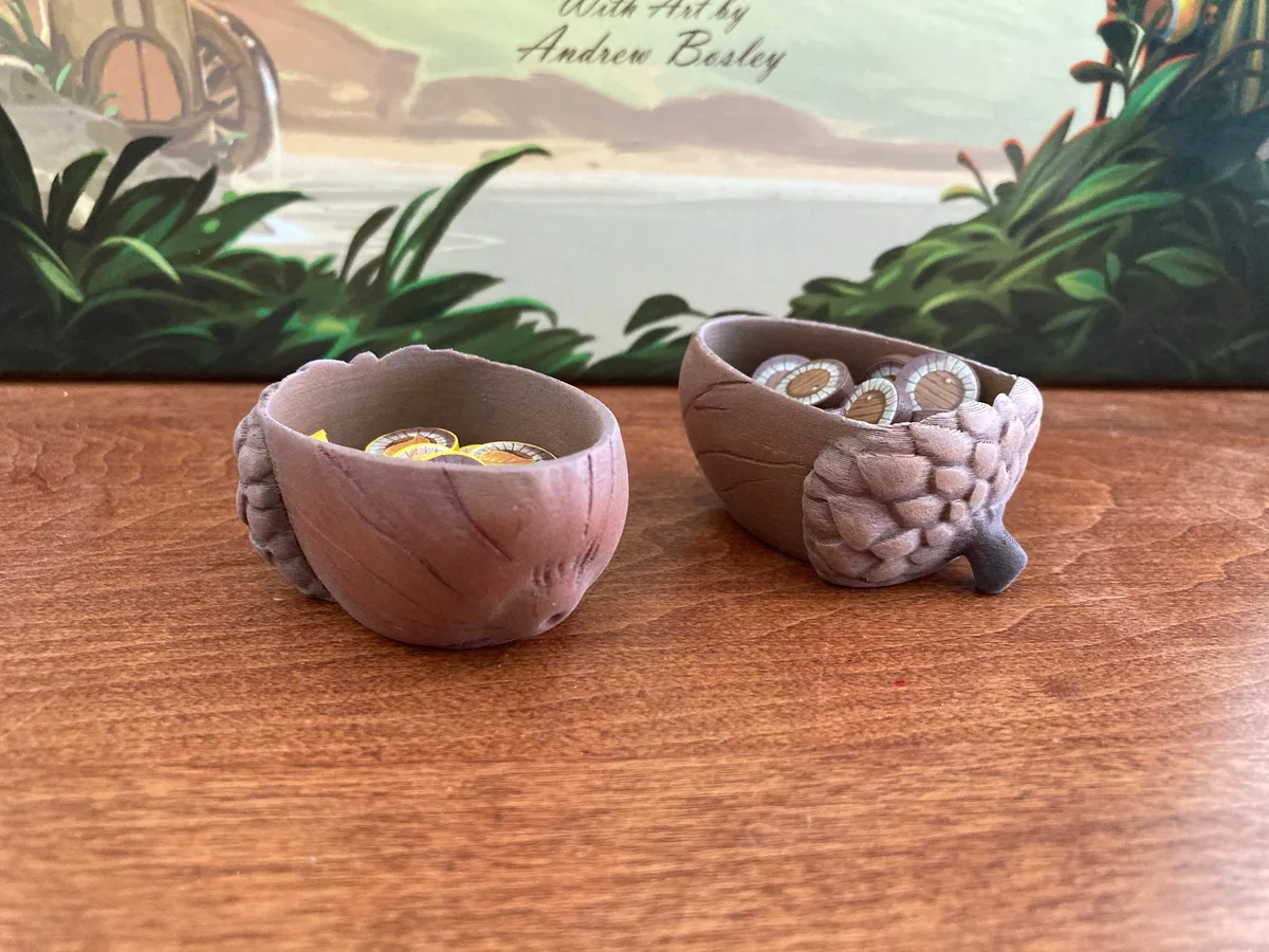 Everdell Deluxe Resource Vessel Acorn for Occupied Tokens