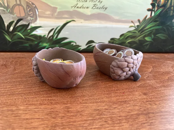 Everdell Deluxe Resource Vessel Acorn for Occupied Tokens